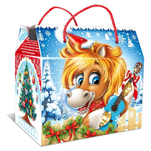 Подарок с конфетами «Сумочка Гитарист» 1000г Стандарт